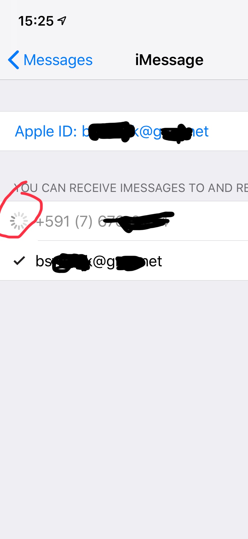 iMessage won't number Apple Community