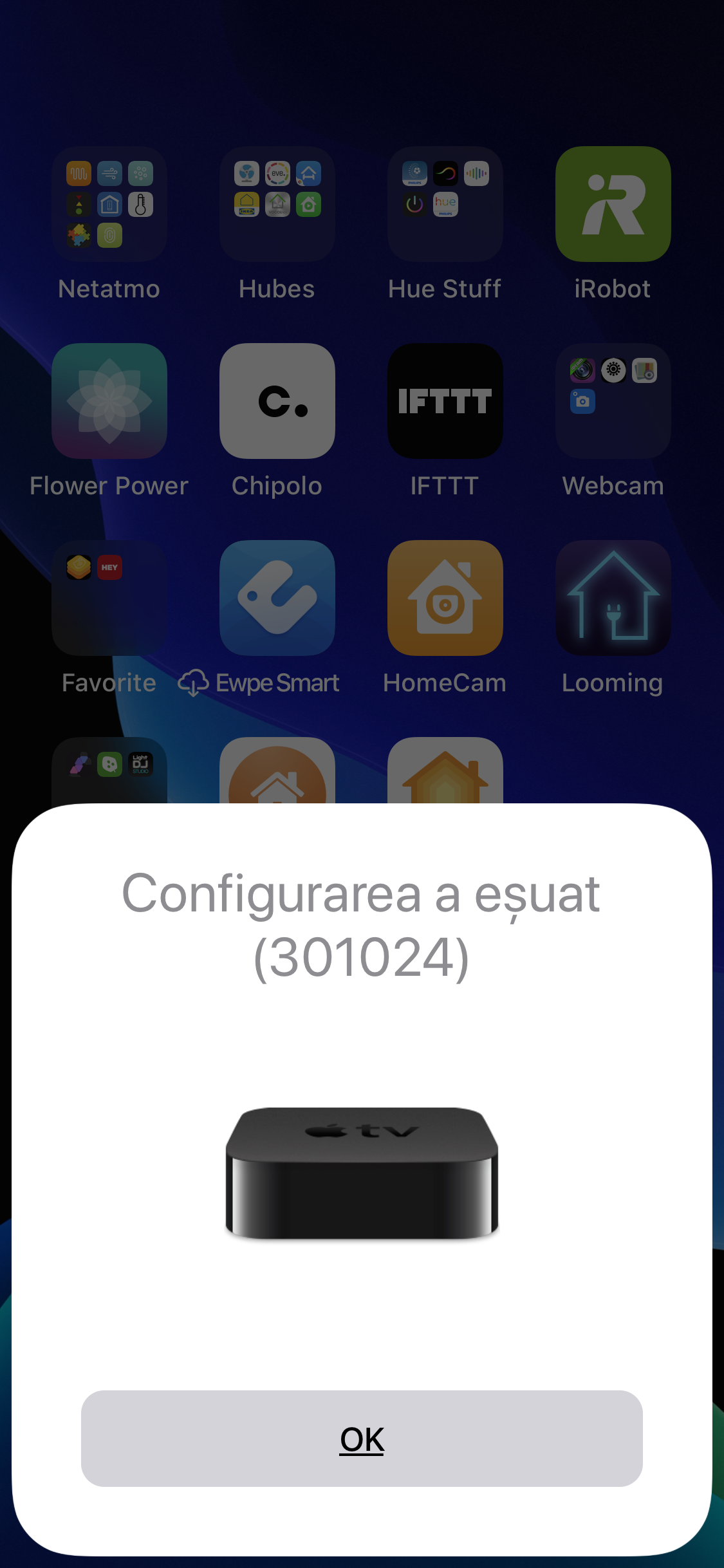 :) ページ Apple TV 4K : Setup Failed (301024) - Apple Community