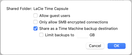 Networked Time Machine backup can't be cr… - Apple Community