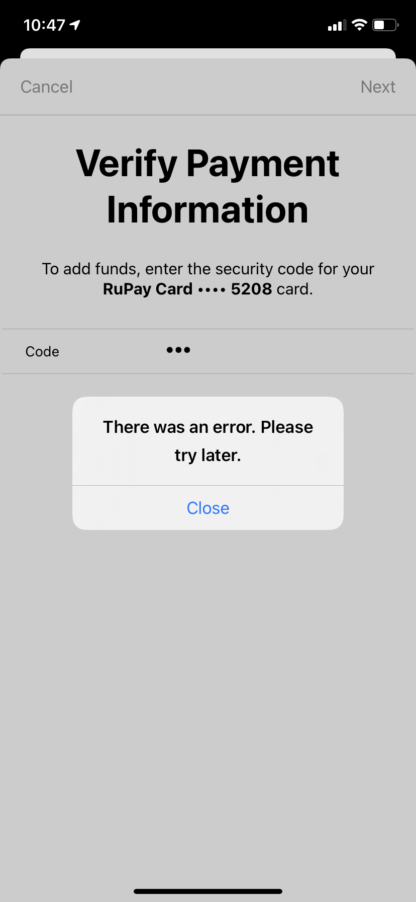 iam not use payment method show there was… - Apple Community