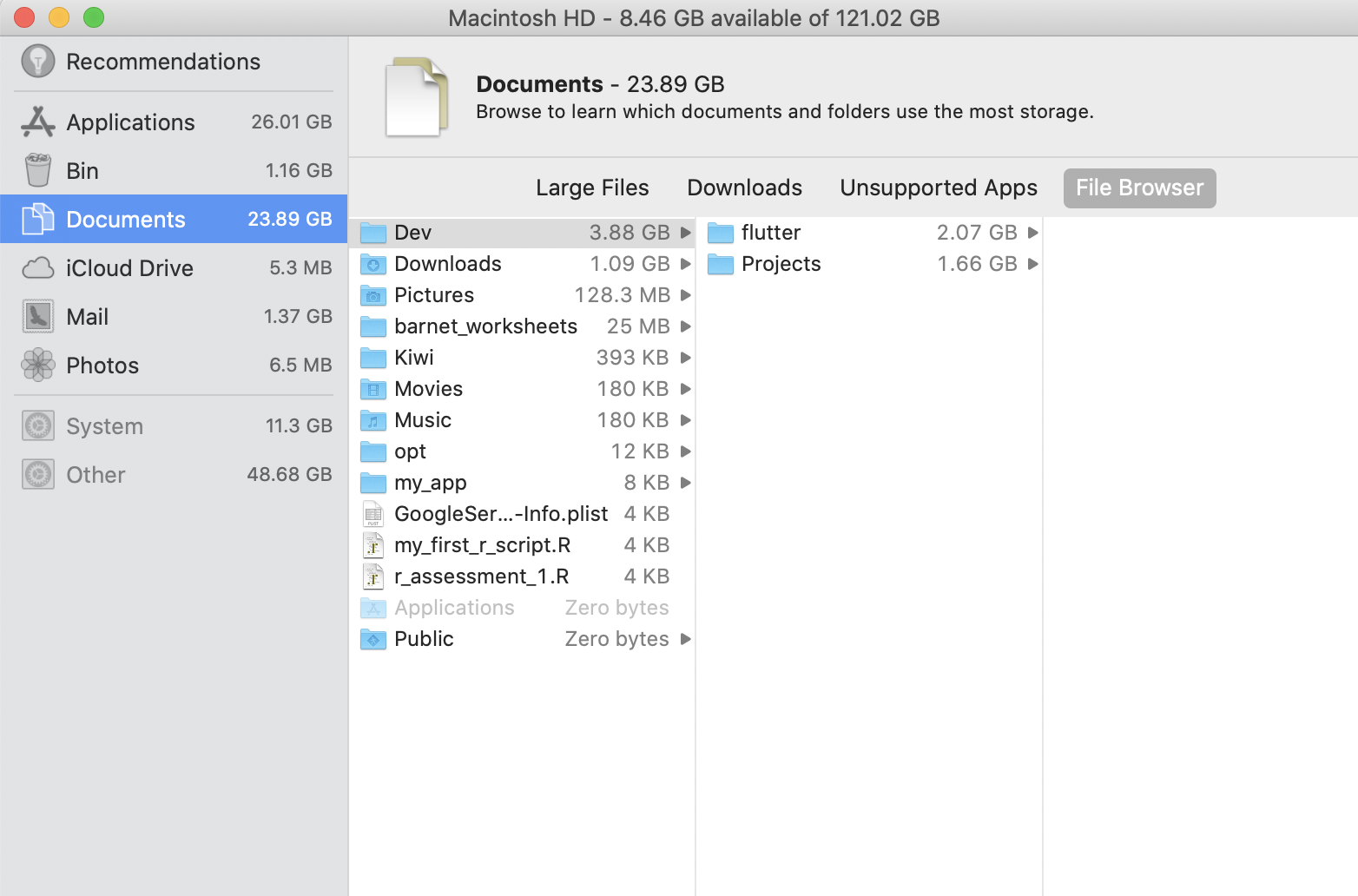 Large amount of storage space I do not kn… Apple Community