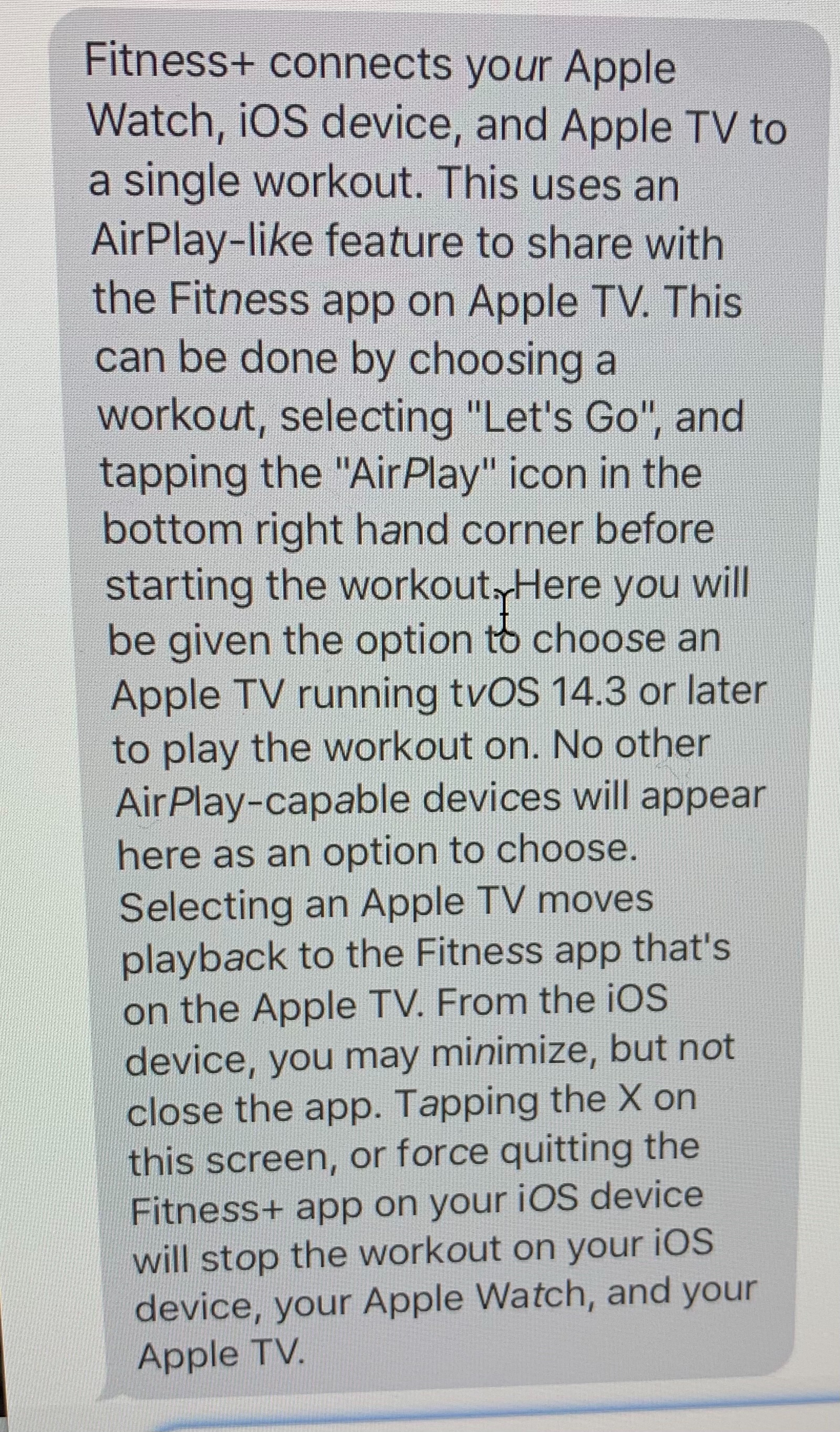 Pair apple watch outlet to apple tv fitness