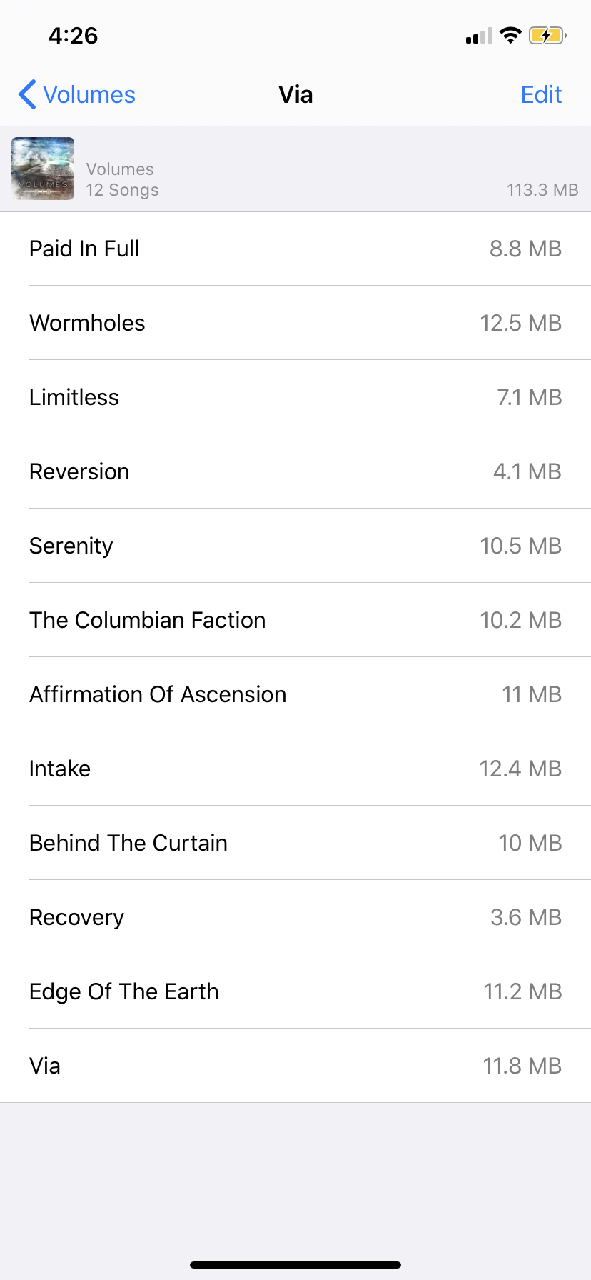 Itunes Music File Size Marginally Differe Apple Community