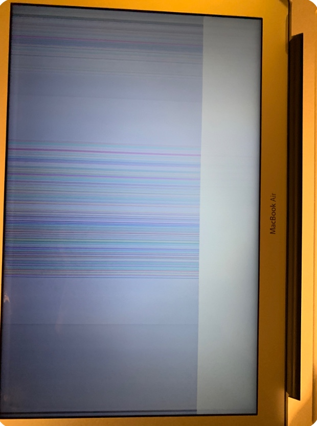 Coloured vertical lines on a white backgr… Apple Community