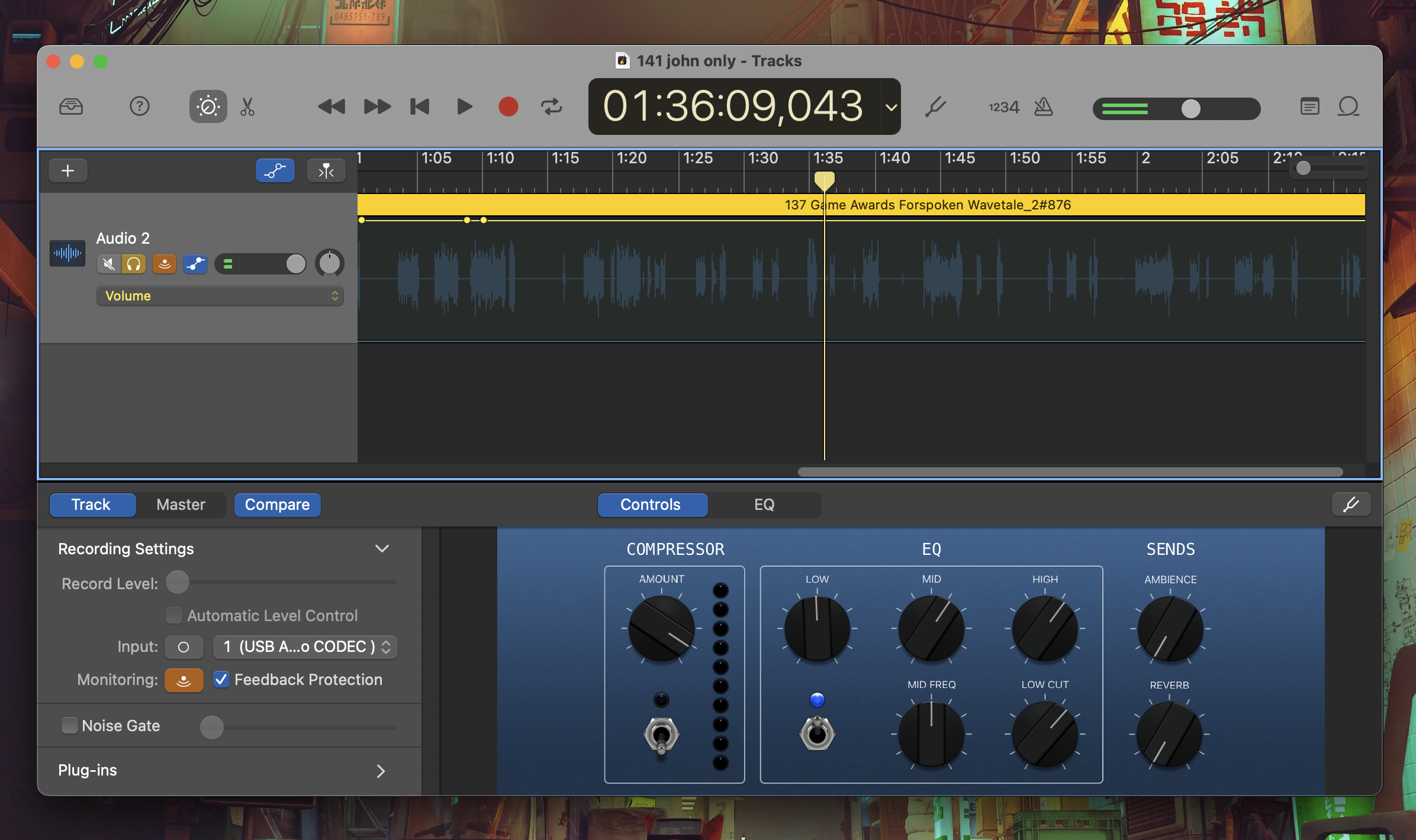 Garageband visible waveform audio cuts o… Apple Community