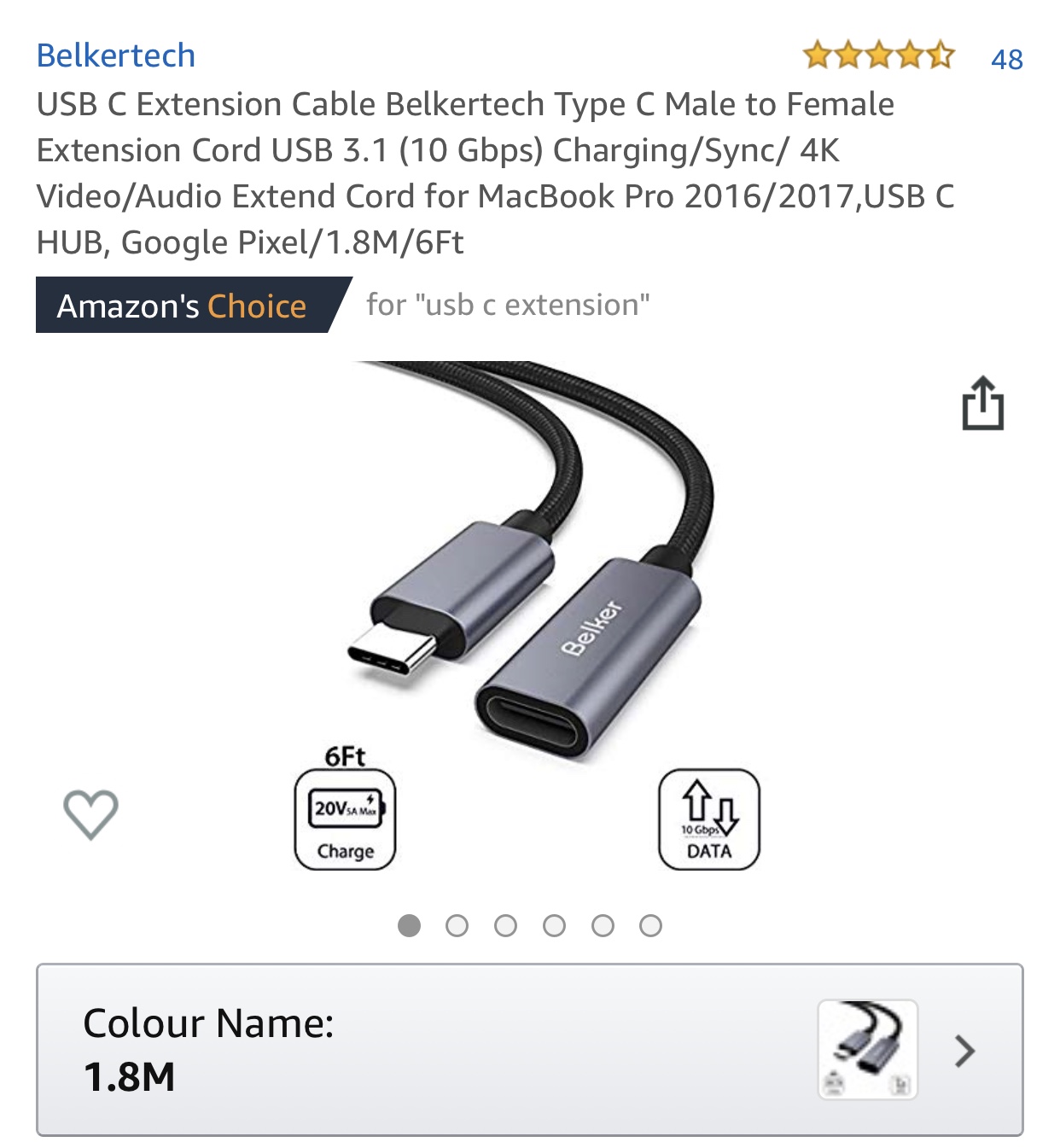 USB-C to lightning extension cables - Apple Community