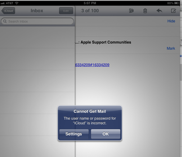 iCloud Mail issues "Cannot Load Mail" an… Apple Community