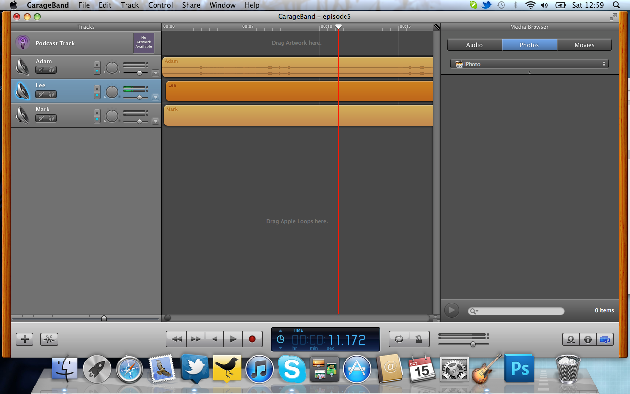 Sound waves not displaying in garageband … Apple Community