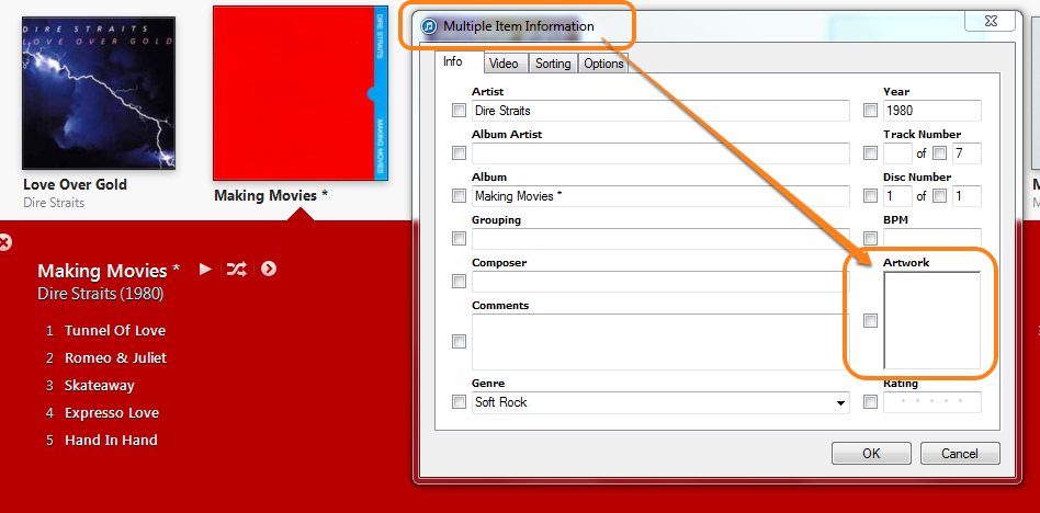 how do i manually add album art to itunes… - Apple Community