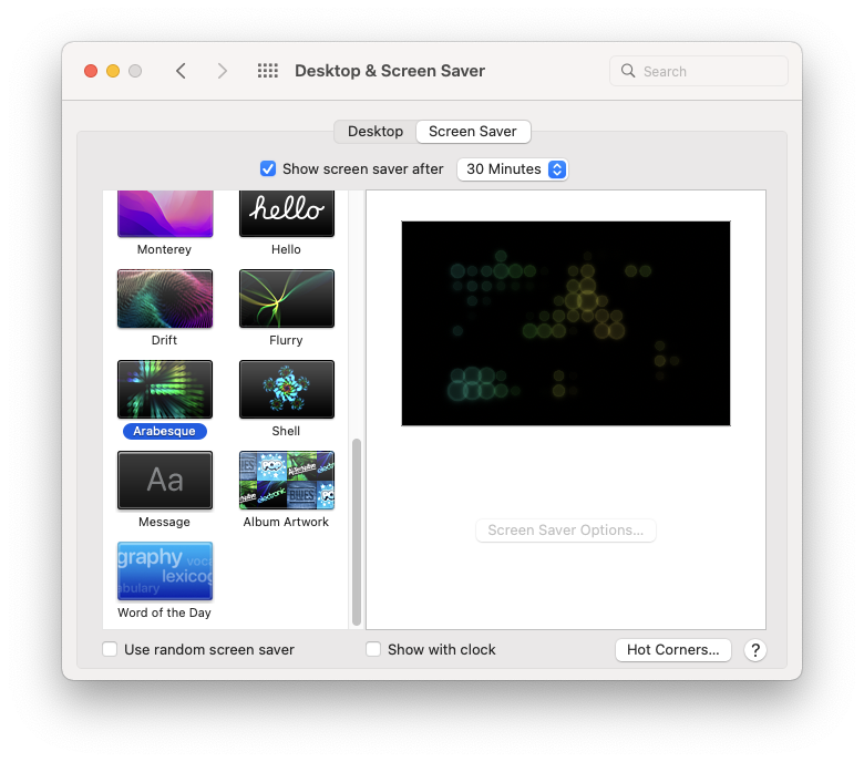 Monterey Screen Saver Apple Community