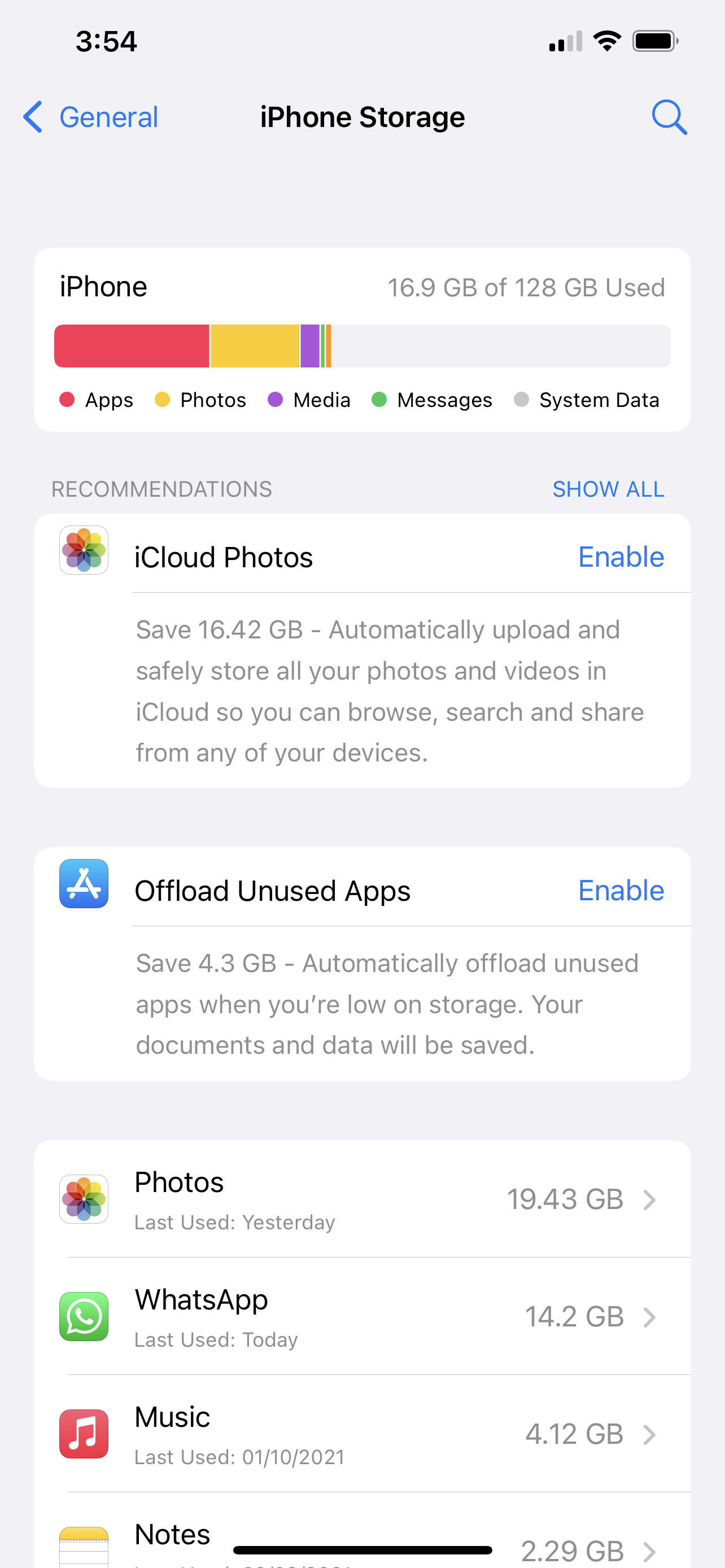 iPhone storage reporting incorrect after … - Apple Community