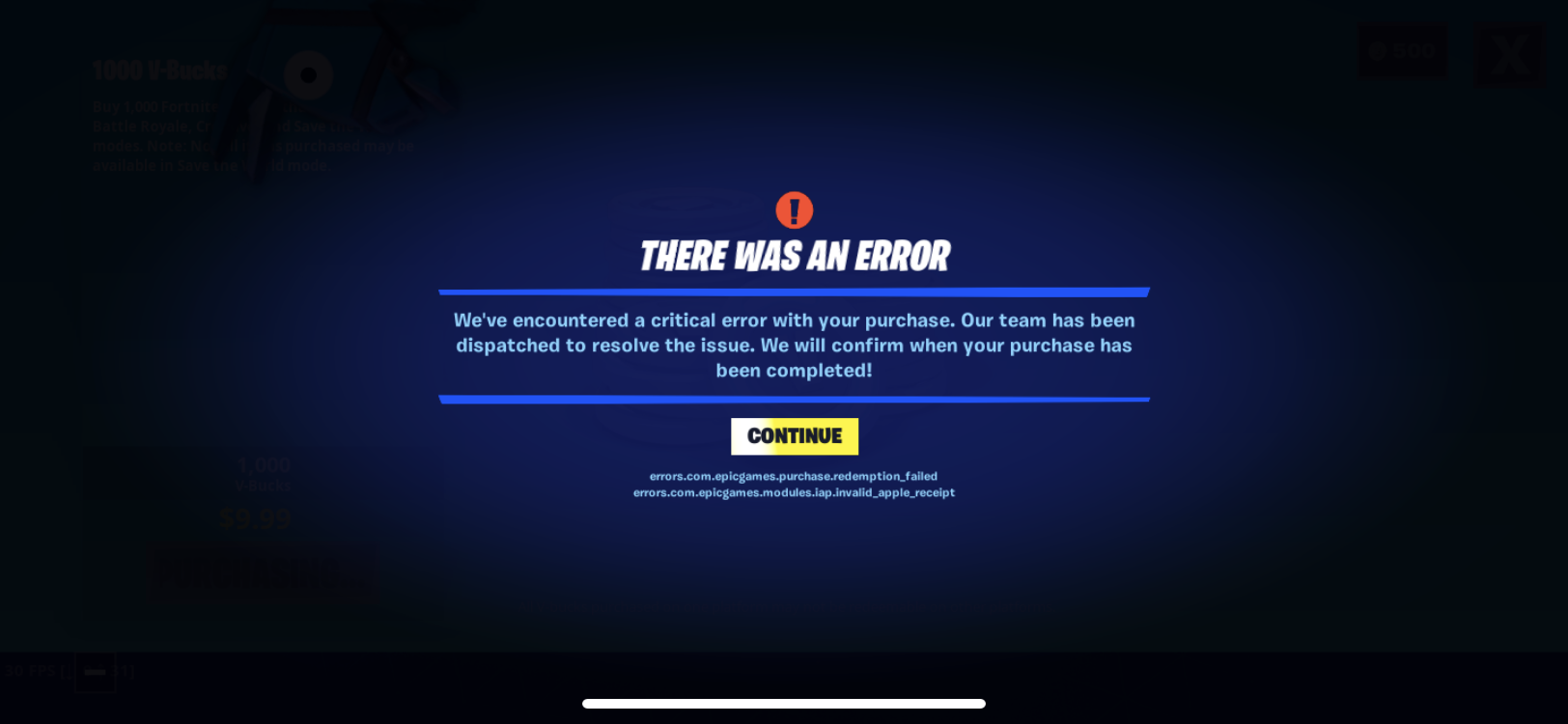 Cannot Buy Vbucks On Fortnite Apple Community