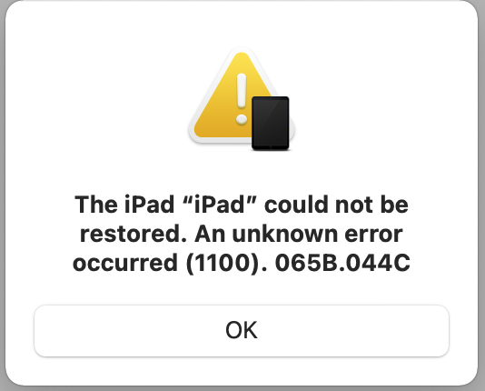 Memory low error appears in Revu for iPad