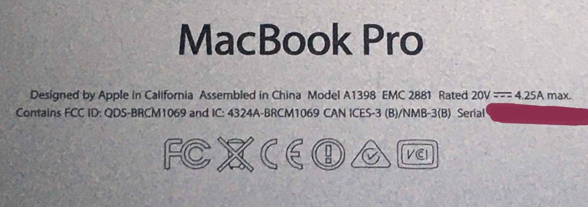 MacBook Pro Retina 15” Purchased in March… - Apple Community