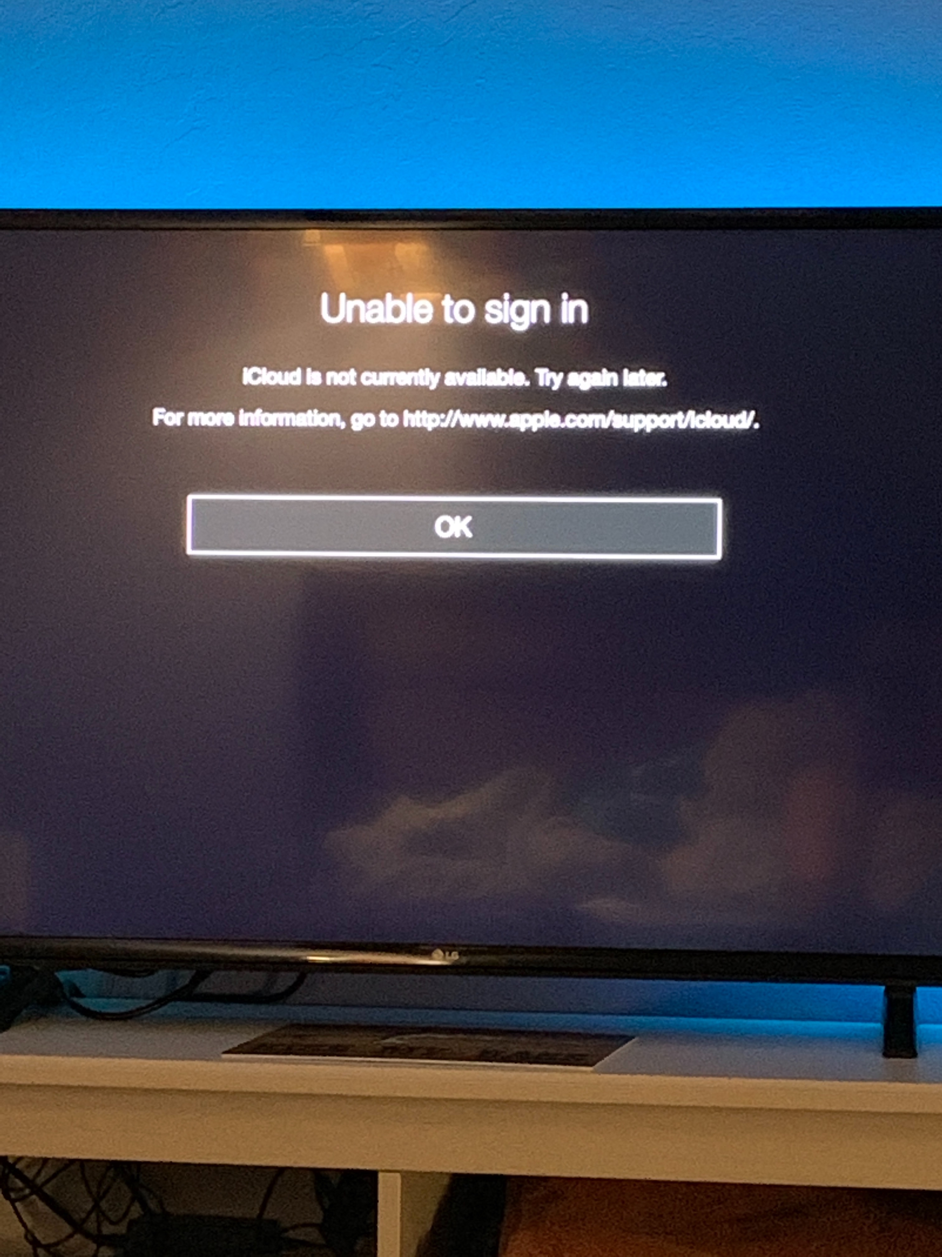 I M Trying To Connect My Apple Tv To My I Apple Community
