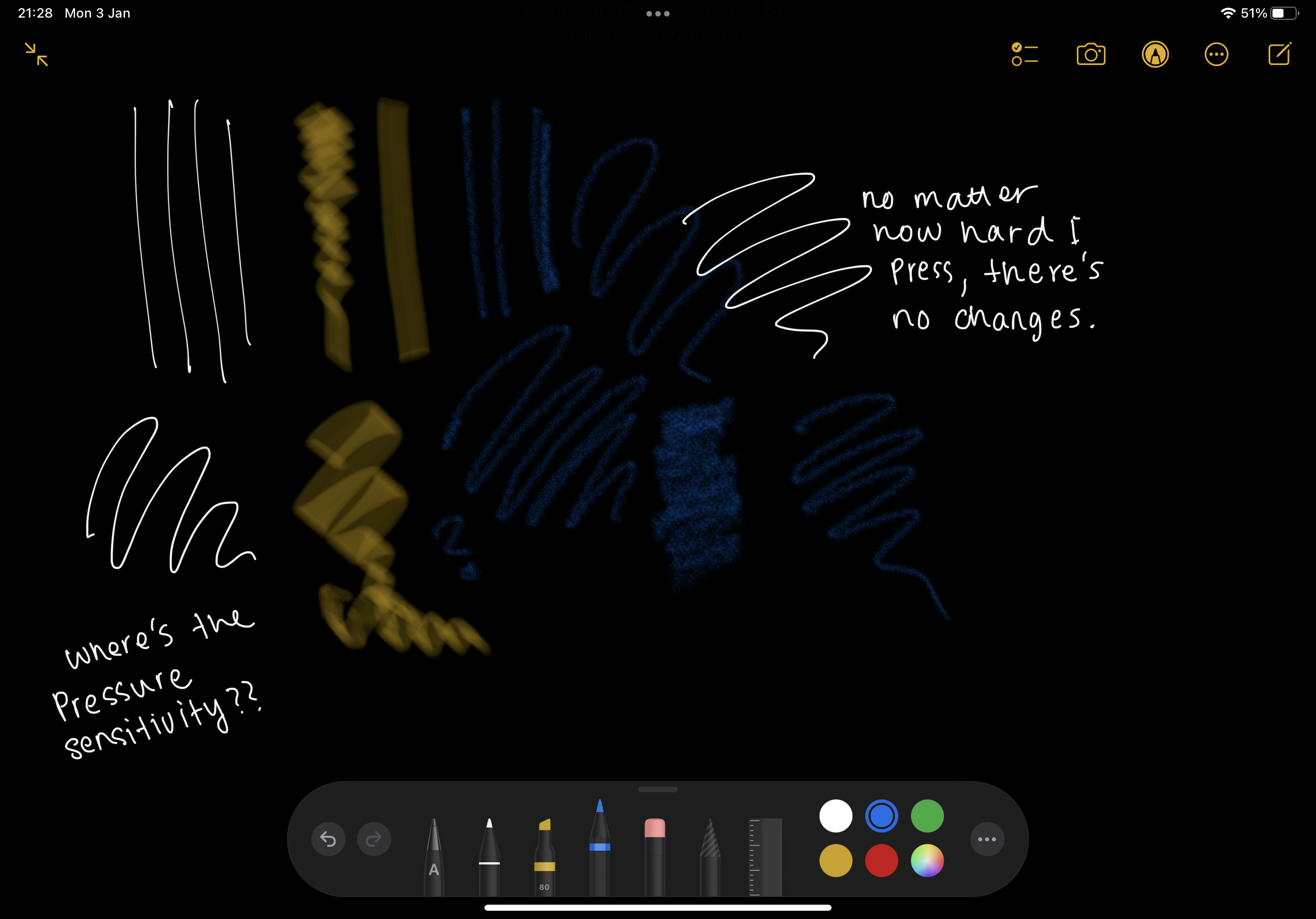 Why Does my Gen 2 Apple Pencil’s pressure… Apple Community