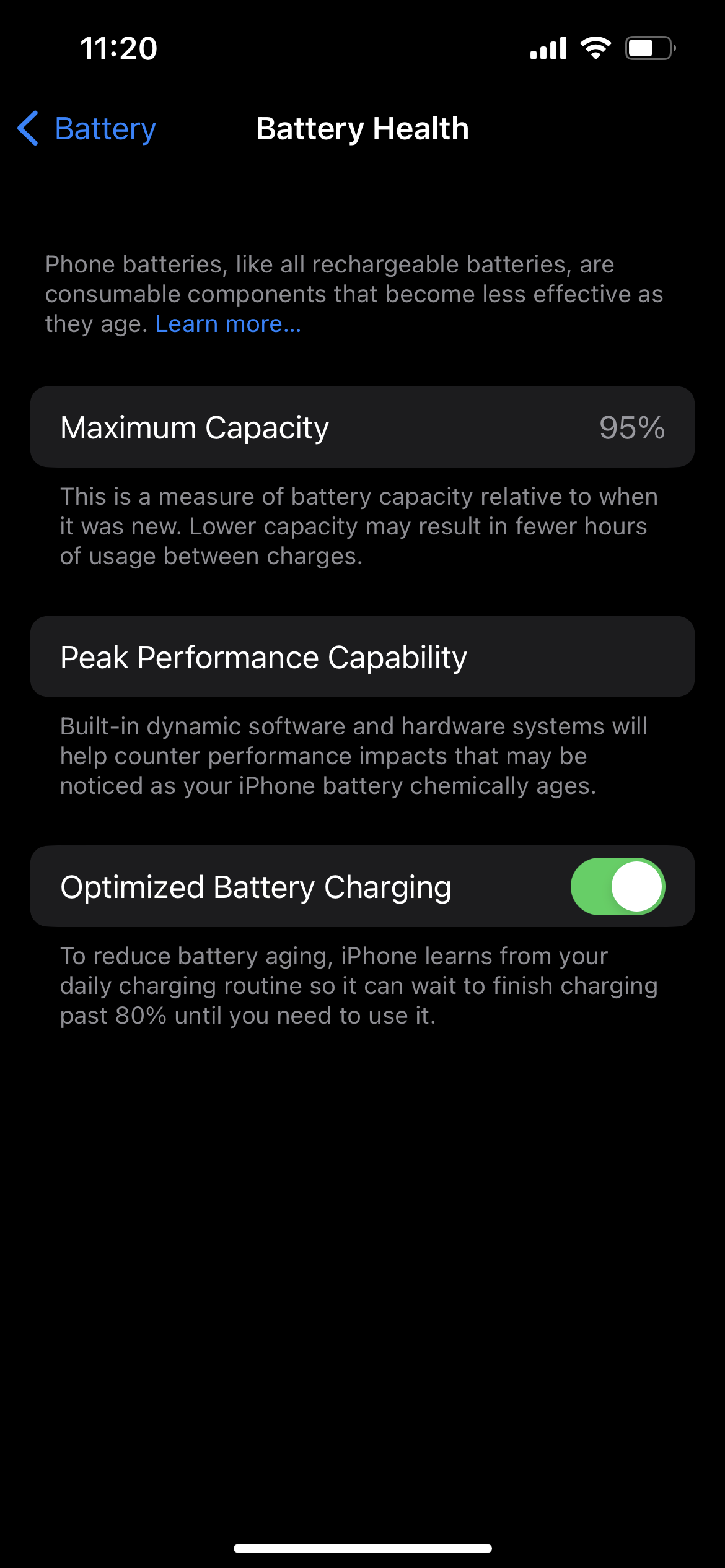 Why is my iPhone 13 Pro battery health 99 after 3 months?