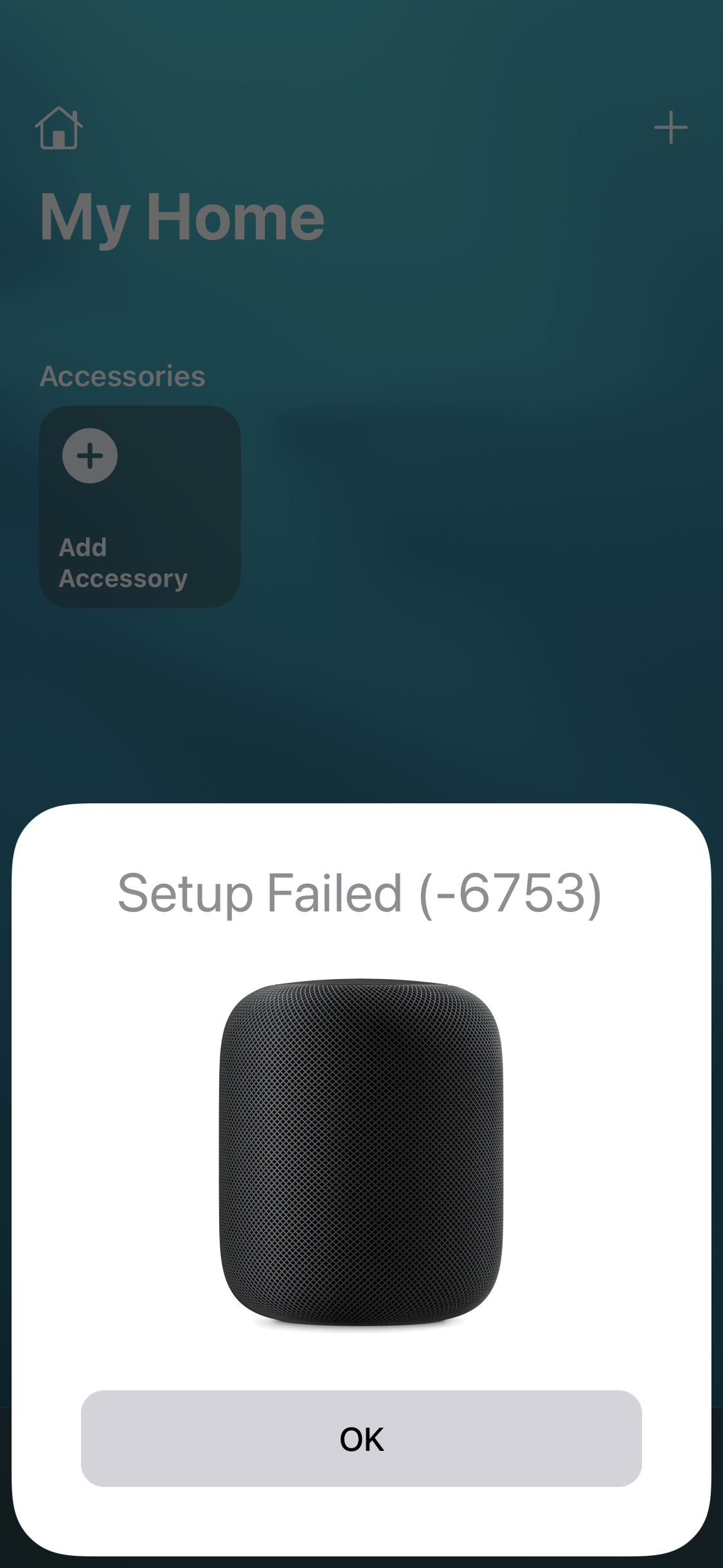 Setup failed(6753) Apple Community