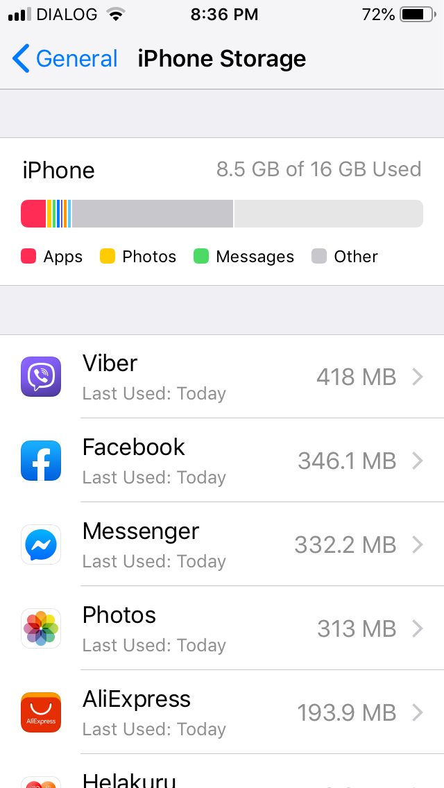 Phone storage Apple Community