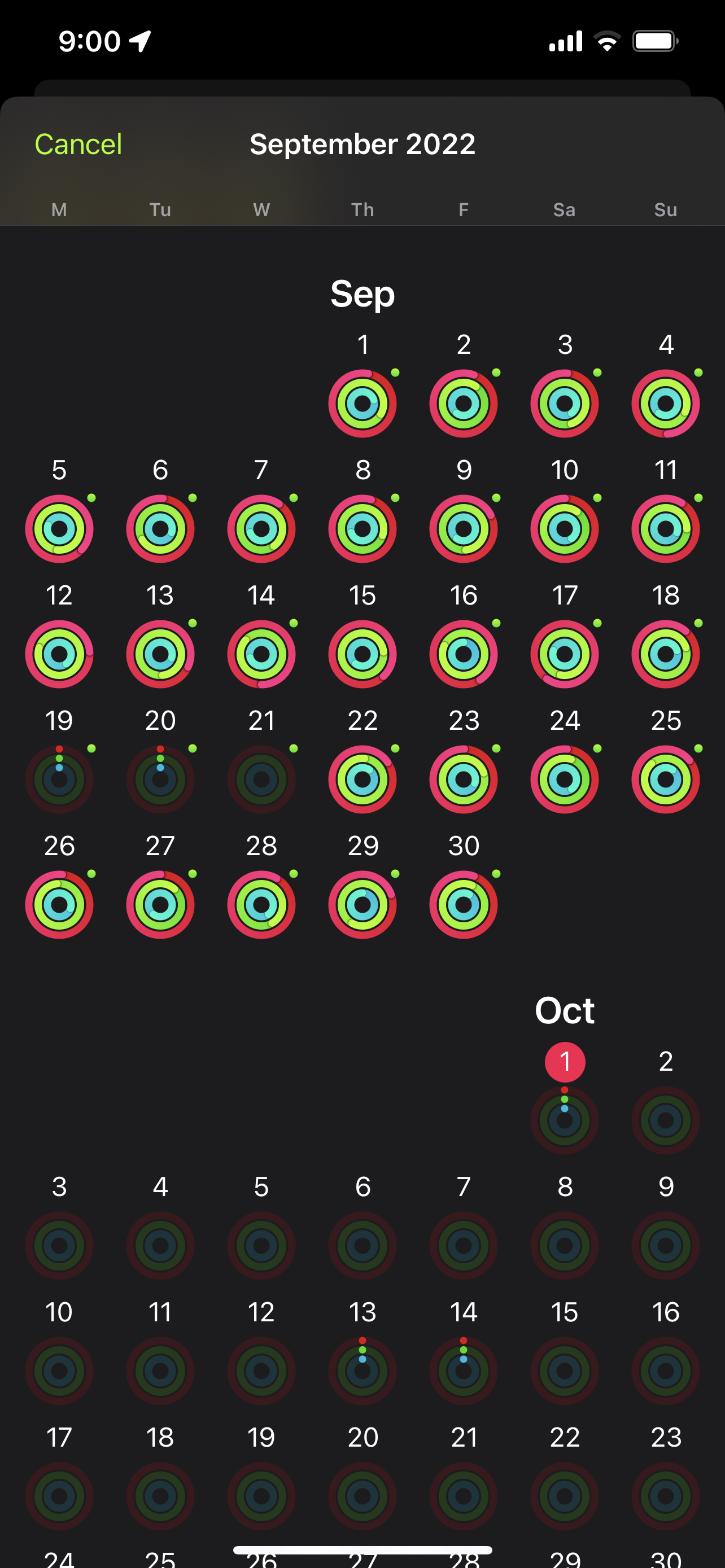 Missing data in the fitness app Apple Community