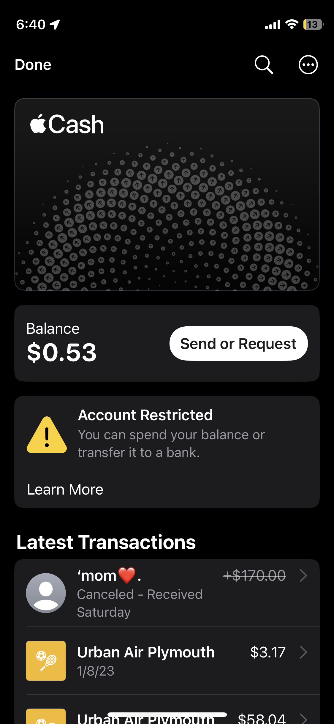 how to get apple cash unrestricted