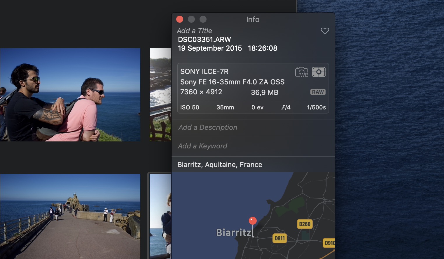 No camera information - No lens informati… - Apple Community