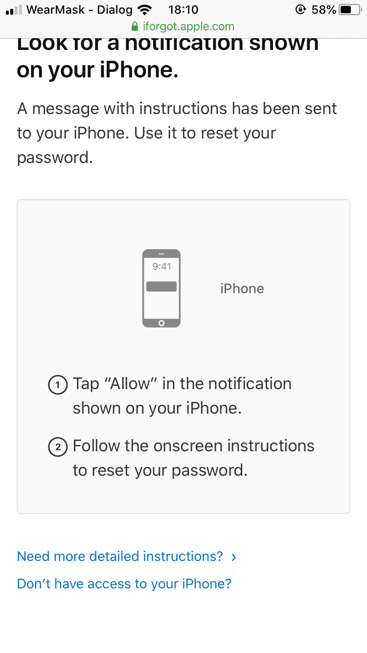 I Can T Recover My Apple Id Password I Ha Apple Community