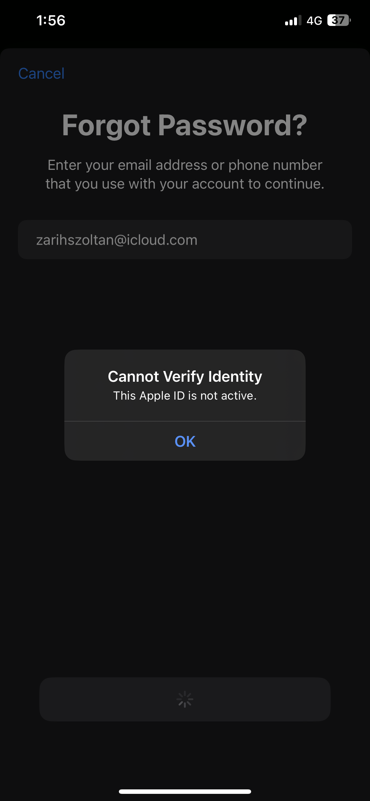 This Apple ID is not active I can not Tur… Apple Community