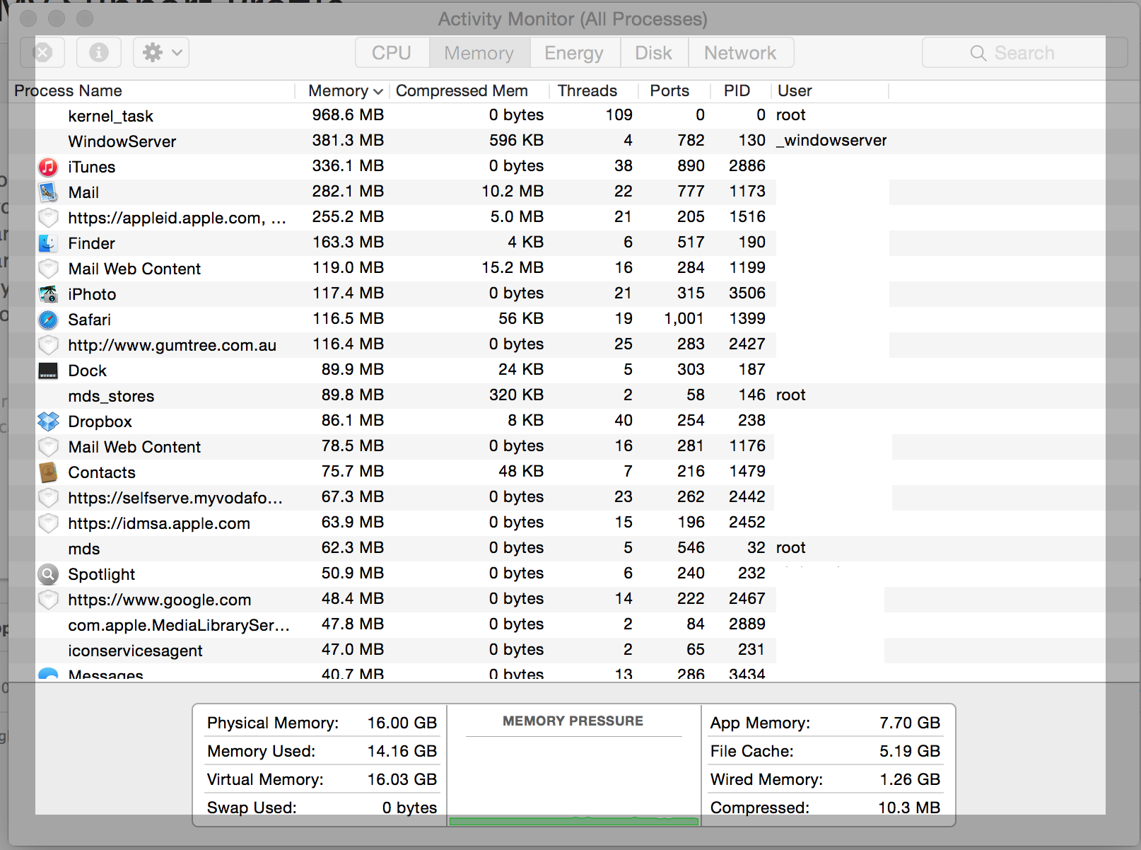 Macbook Pro 13 m1 running out of memory with Firefox. 16gb is not enough?  Wtf? the page is auto refreshing : r/mac