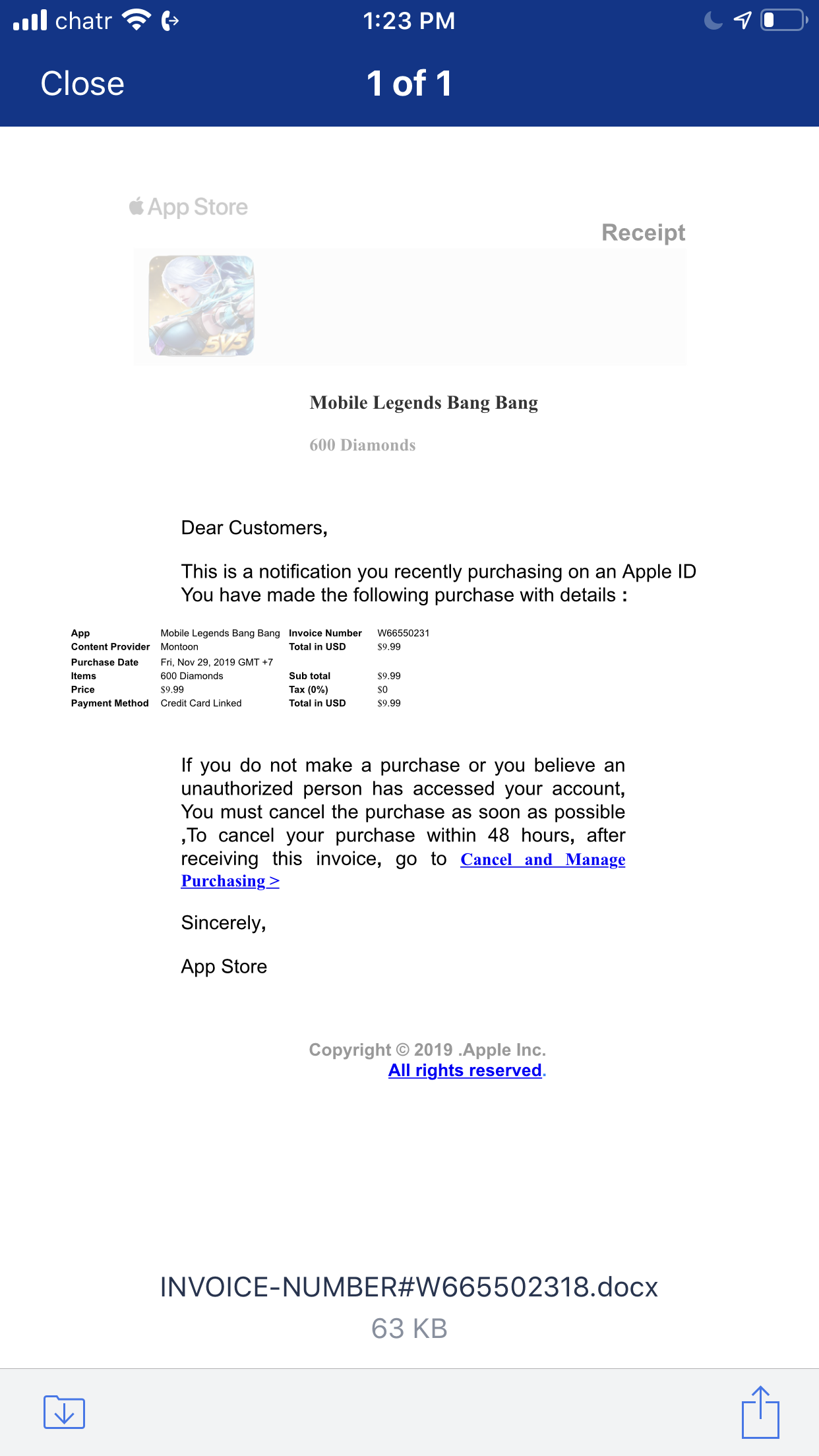 Fake Apple Store Receipt Apple Community