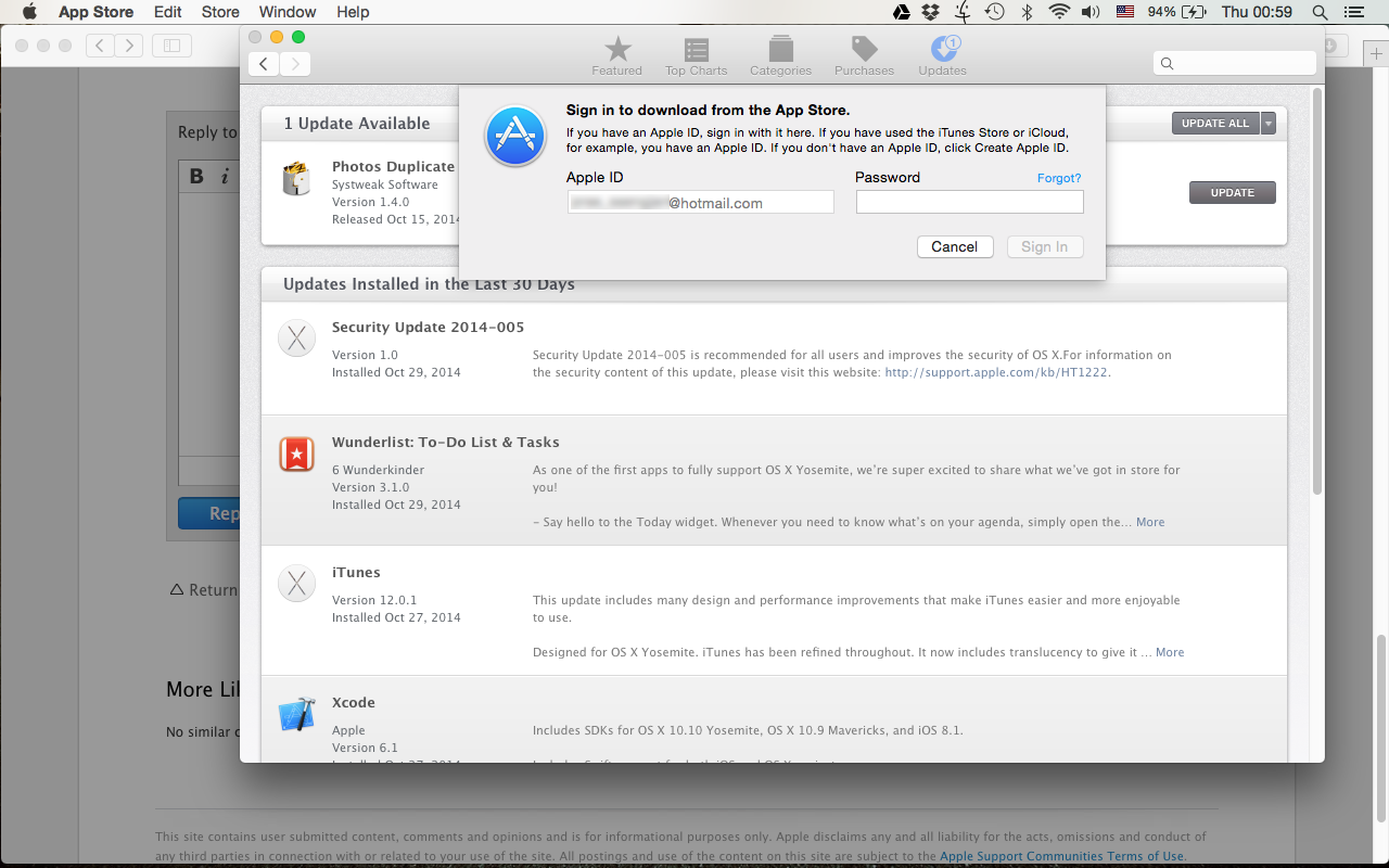 Can't sign into App store, problems with … Apple Community