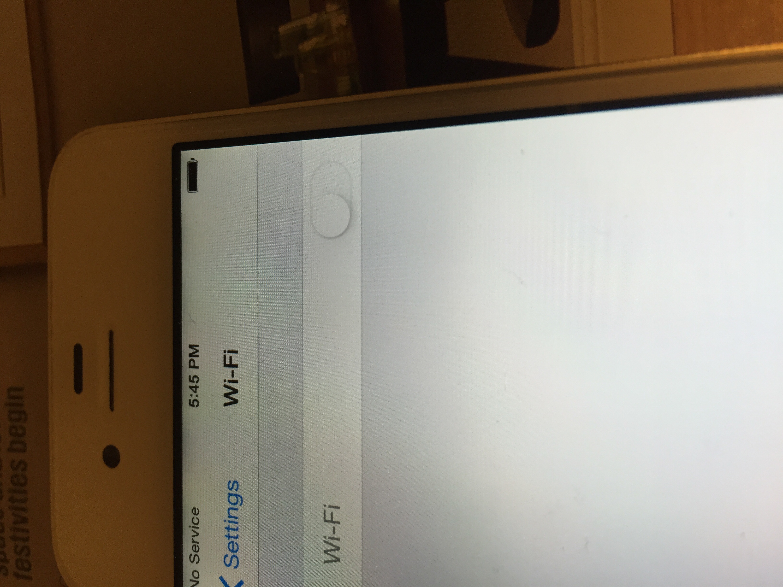 Iphone 4s Wifi Won T Work Slider Is White Apple Community