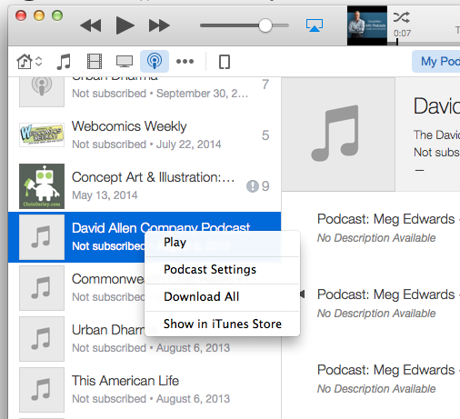 How do I delete podcasts from my playlist… - Apple Community