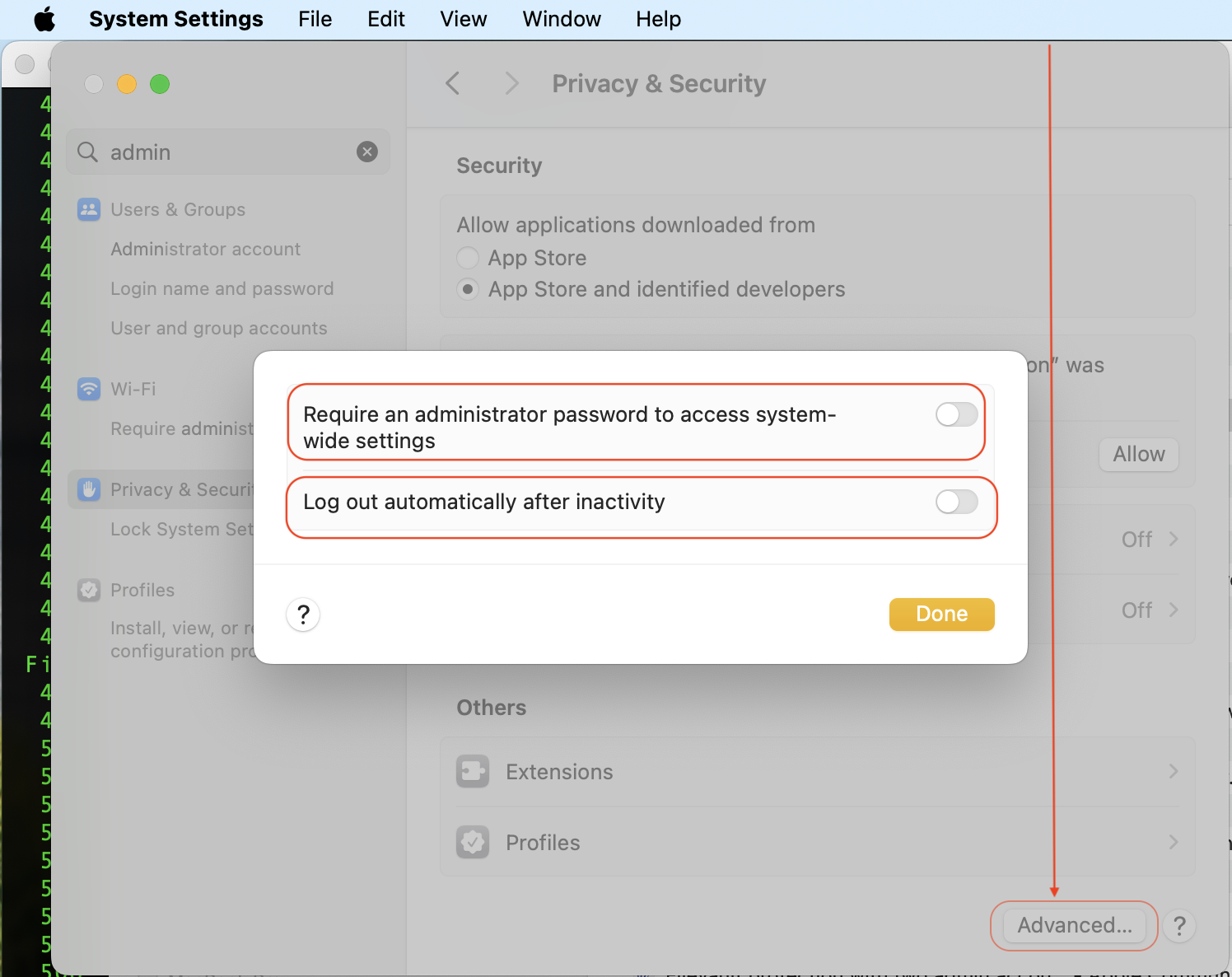 Removing login password OS Sonoma - Apple Community