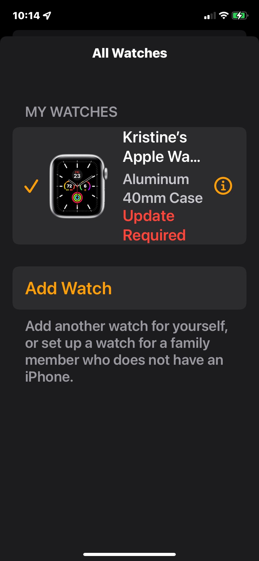 My Apple Watch updated with my iphone on … - Apple Community