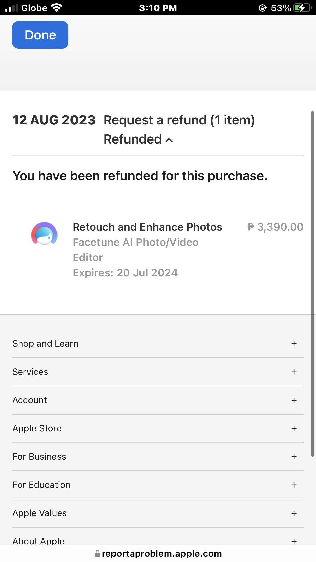 Haven't received my refund - Apple Community