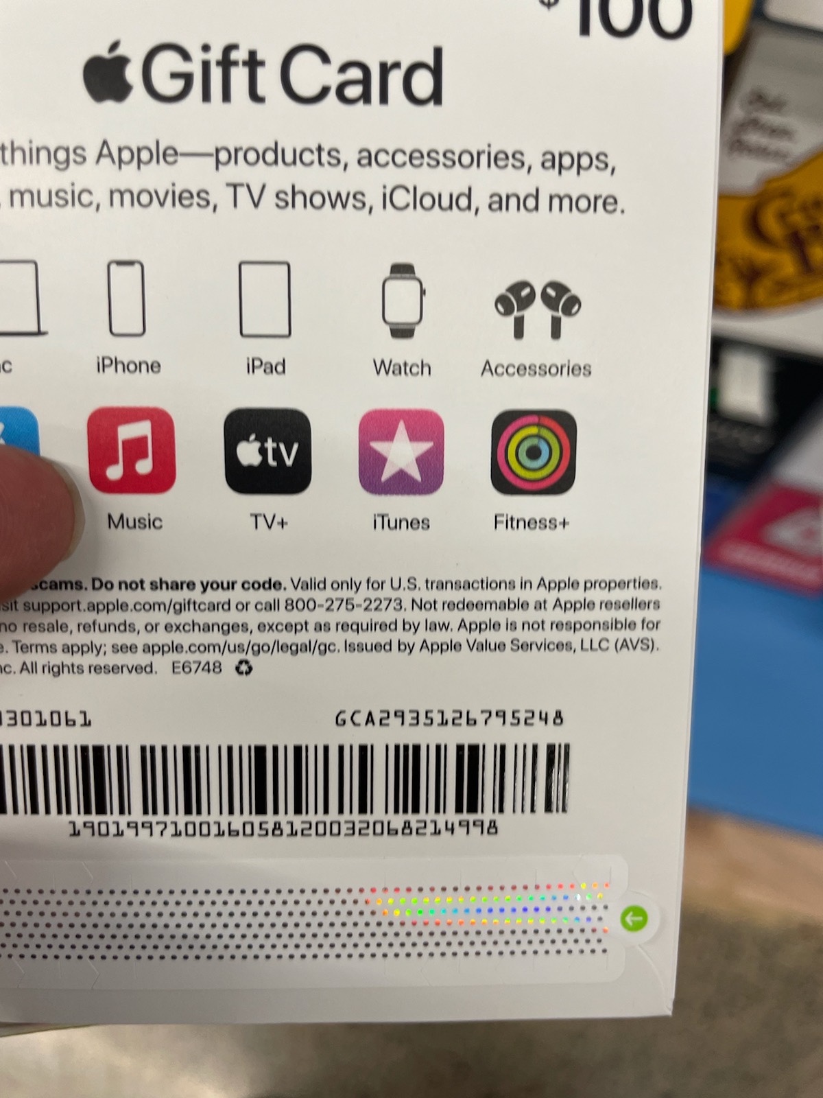 Please I need my code back on my gift card - Apple Community