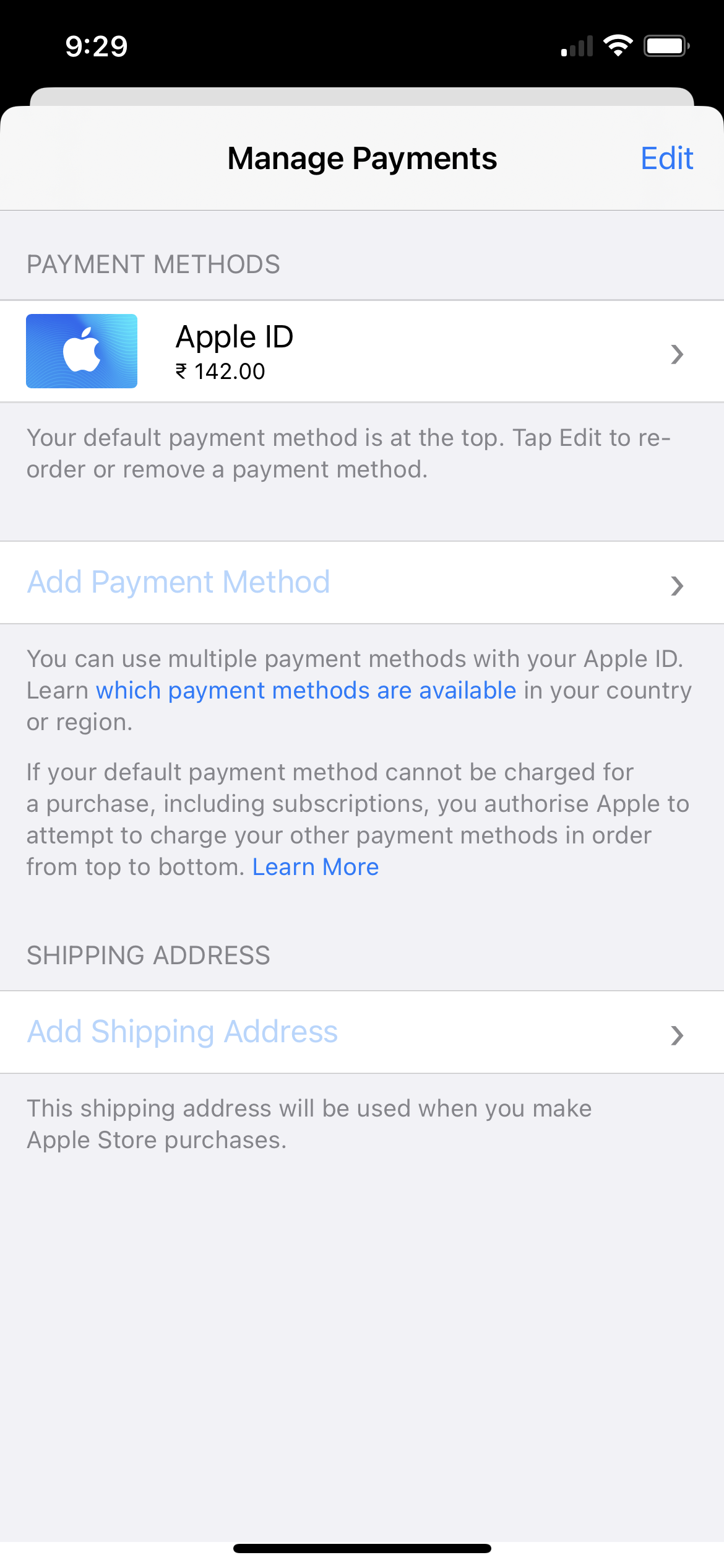 Add a payment method - Apple Support