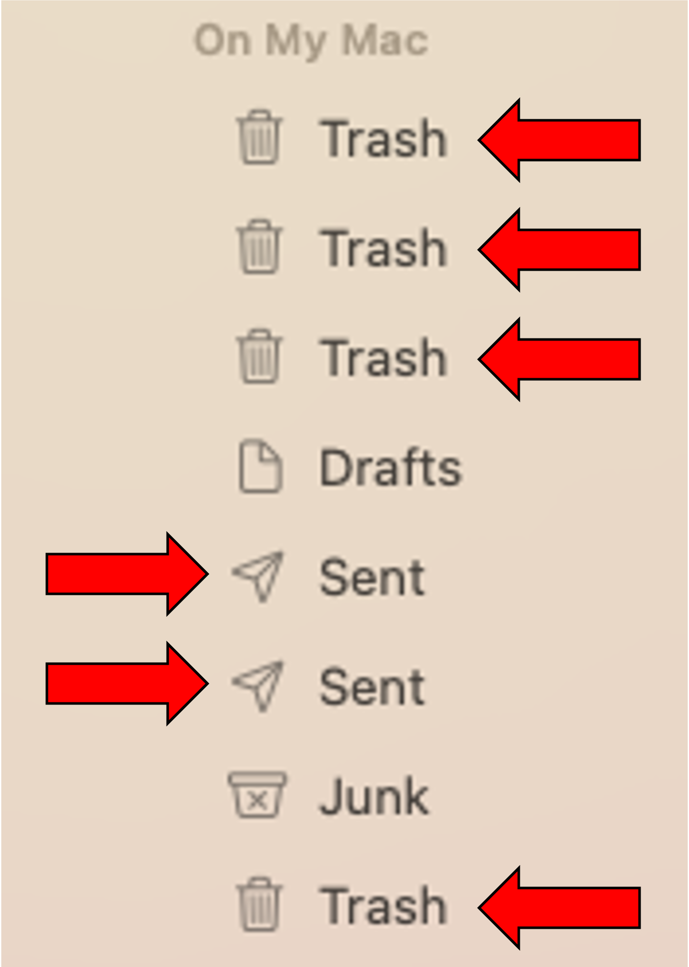 How can I hide the duplicate Trash and Se… Apple Community
