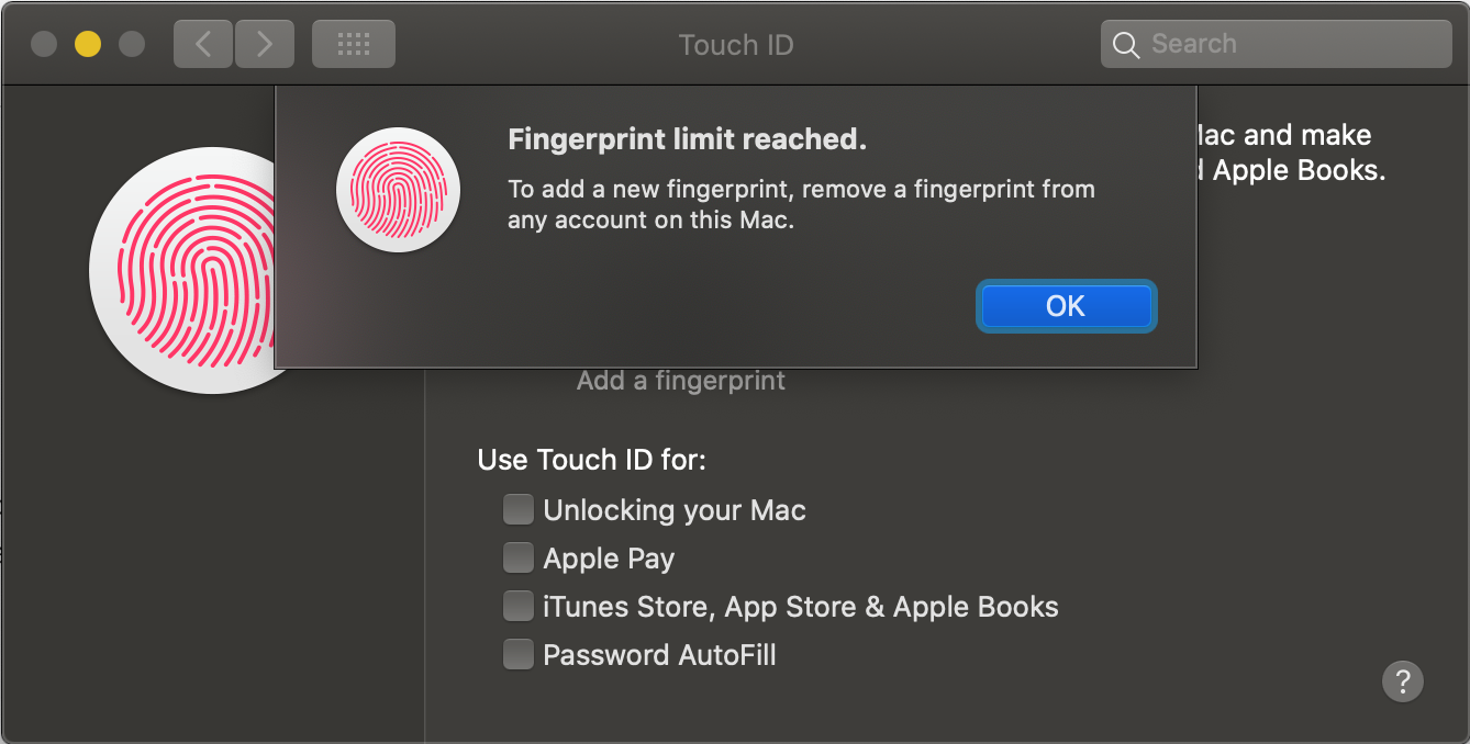 Macbook Pro fingerprint ID Apple Community