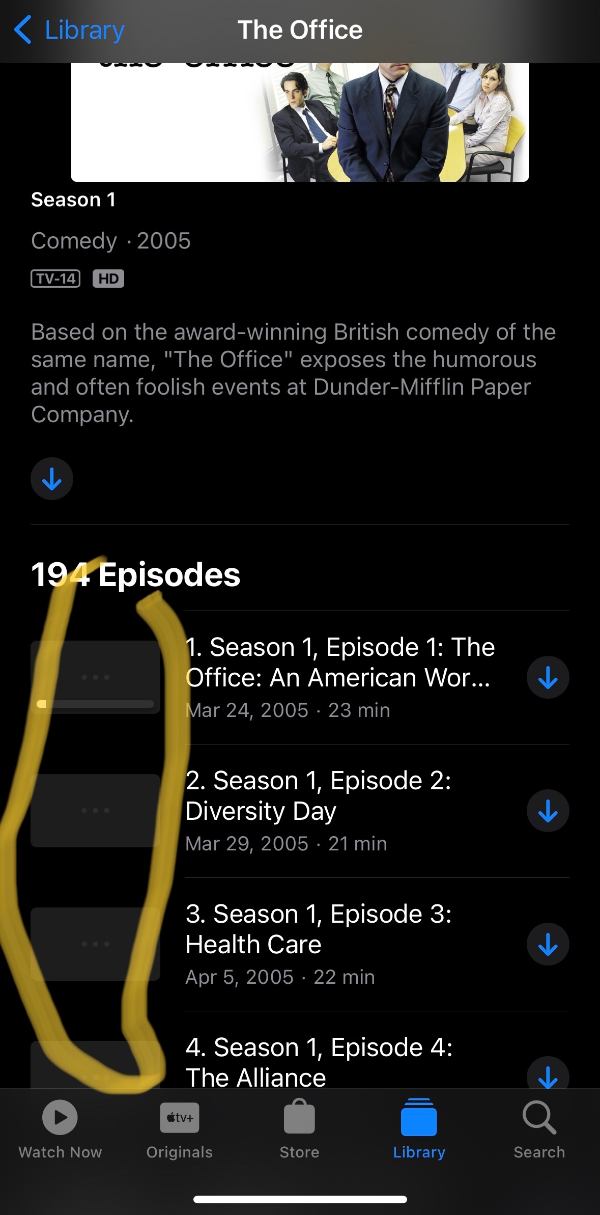 Apple TV thumbnails purchased shows ar… - Community