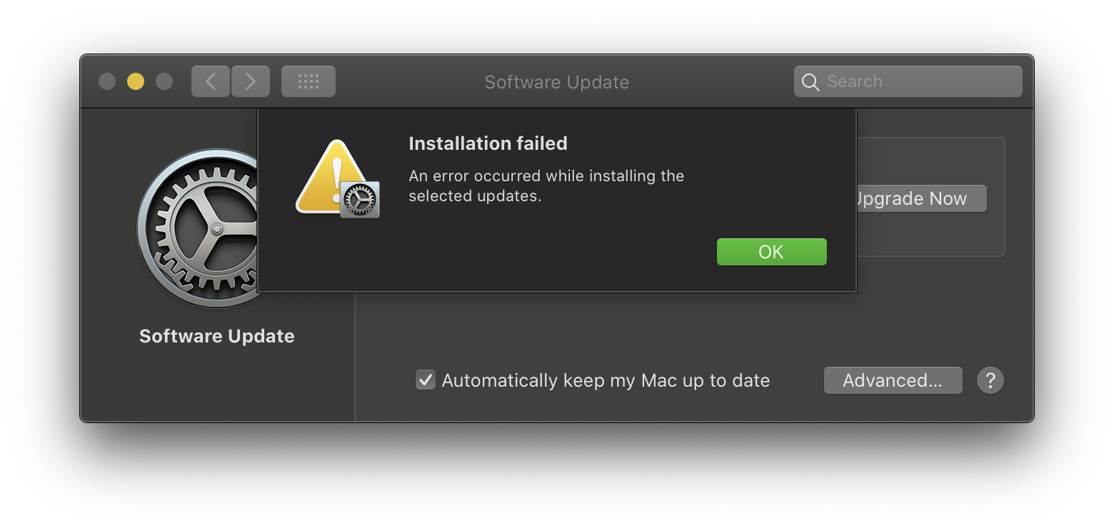 Failed incompatible. Ошибки при установке Mac os. Ошибка при установке. Ошибка при установке Macos. Software update.