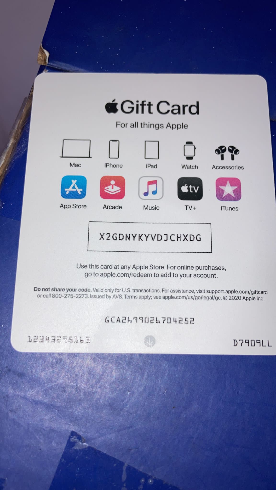 What type of gift card do I have? - Apple Support