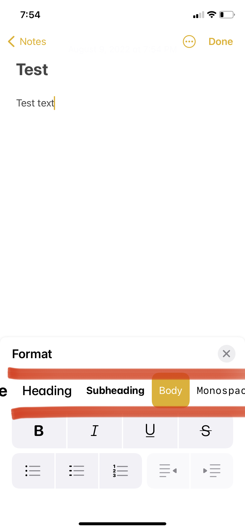 font changes when I copy/paste in notes o… - Apple Community