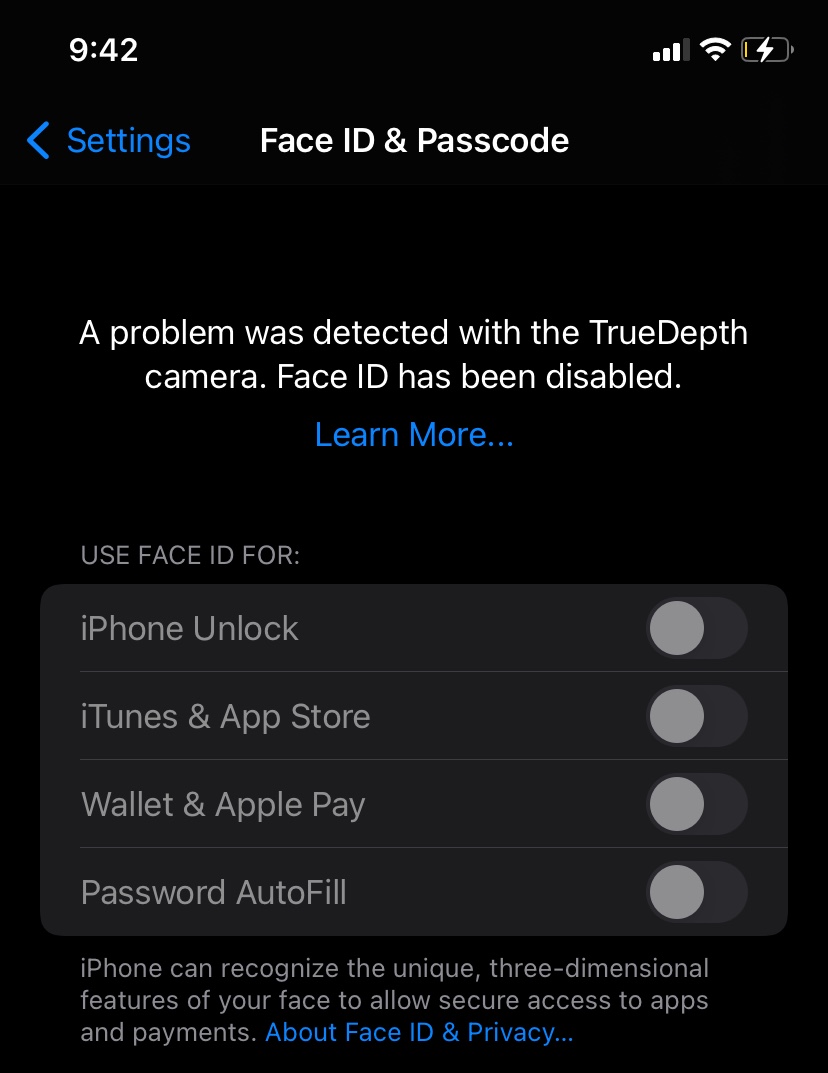 My Face ID has been disabled how do I ena… Apple Community