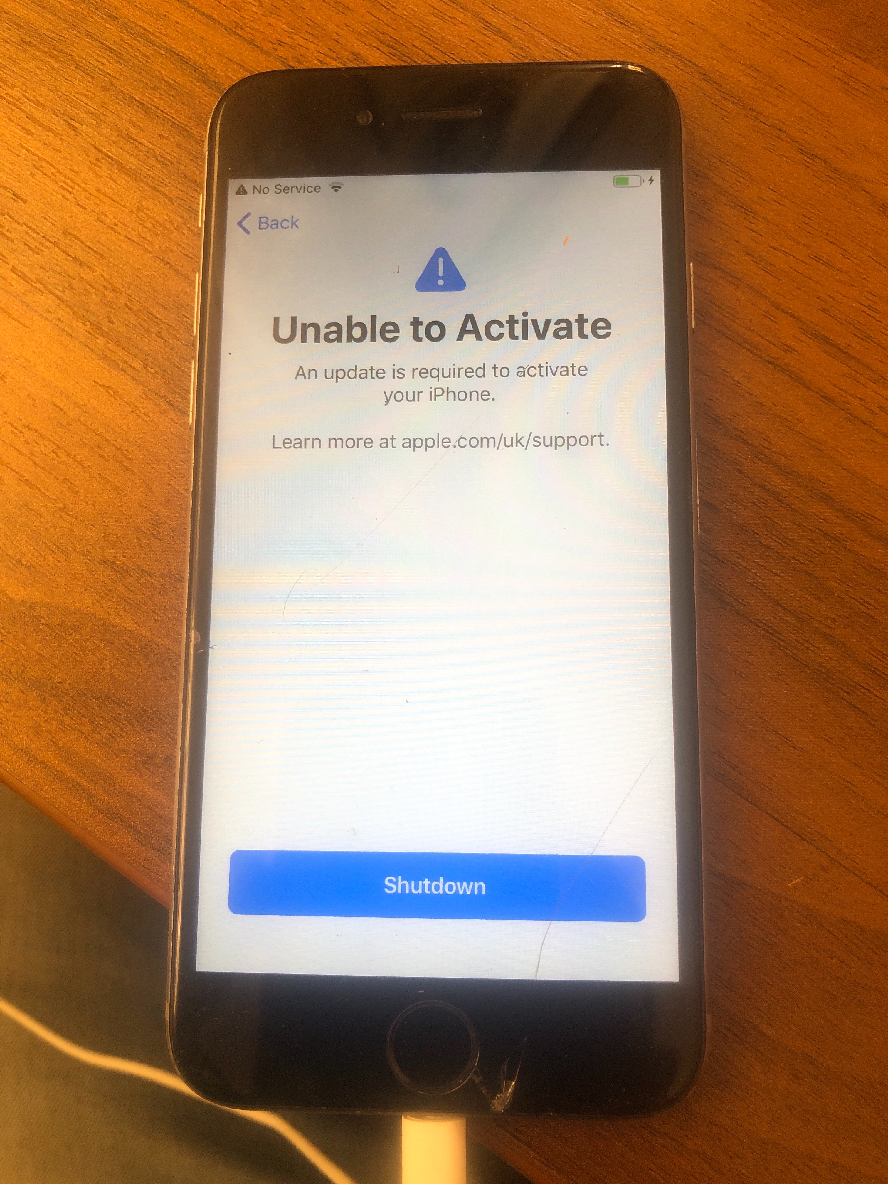 Unable to activate - Apple Community