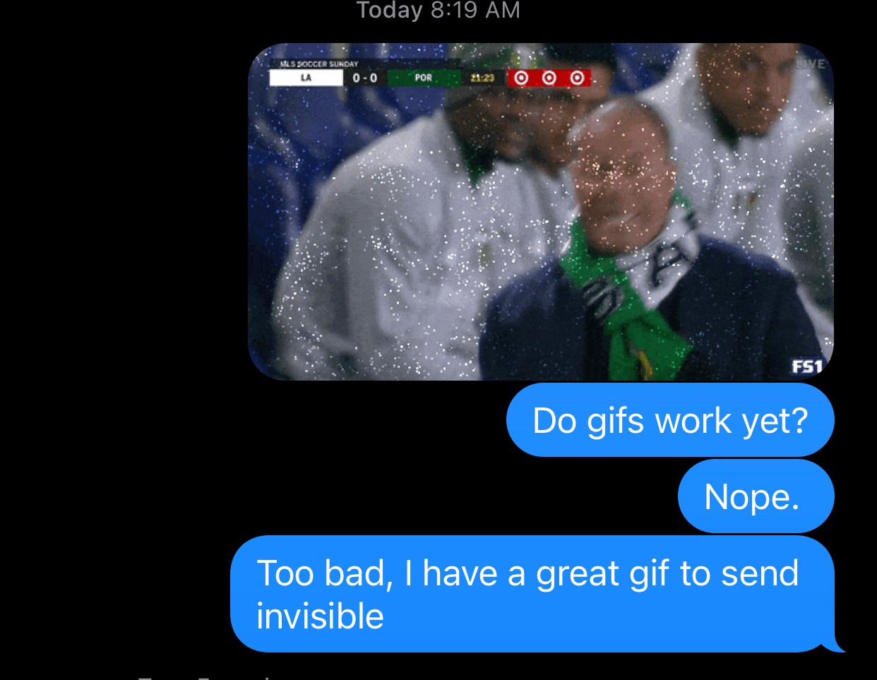 Gifs sent with invisible ink on messages … - Apple Community