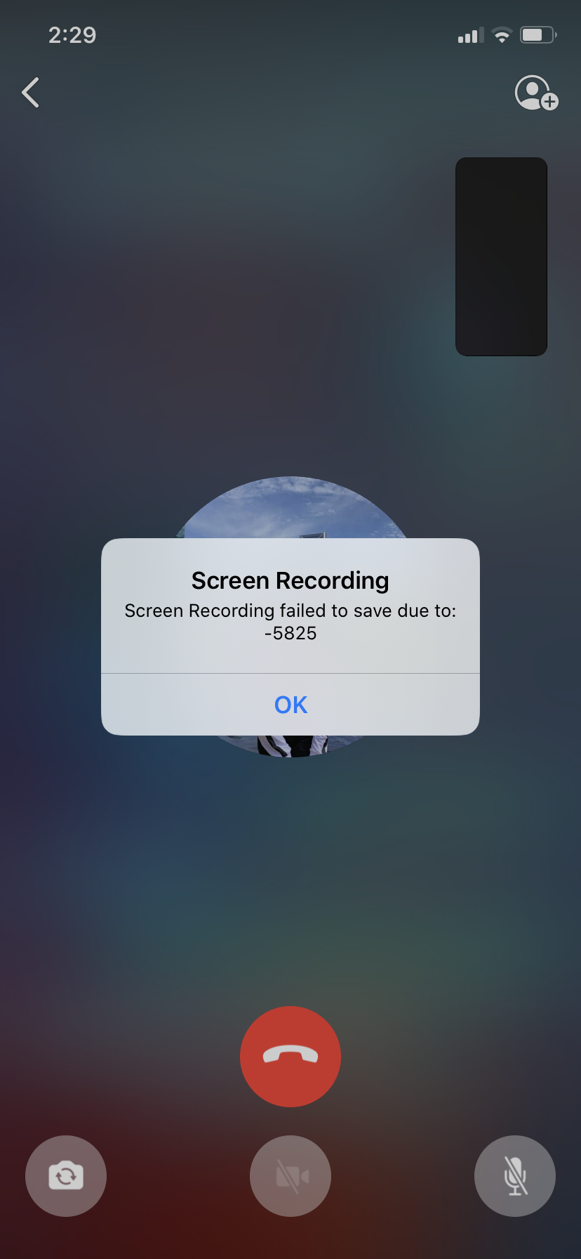 Screen Recording Problem Apple Community