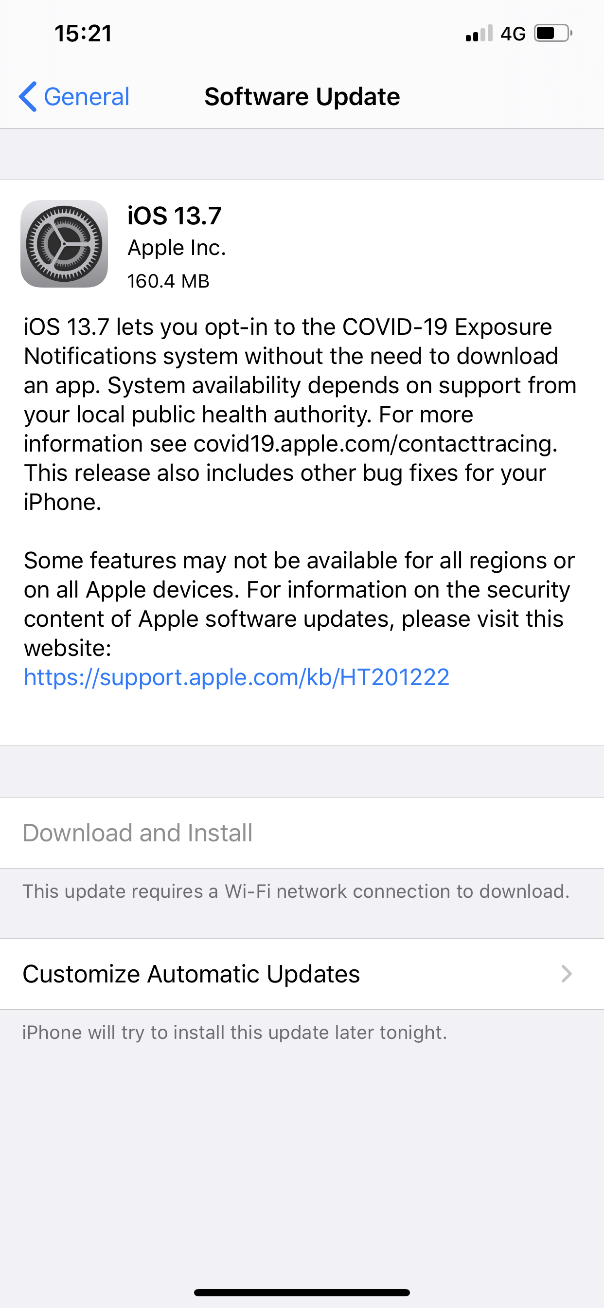 I can’t download iOS 13.7 - Apple Community