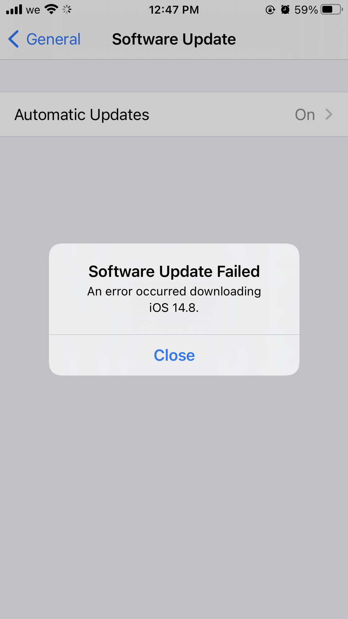 I Can’t Update It , There Is Aproblem , B… - Apple Community